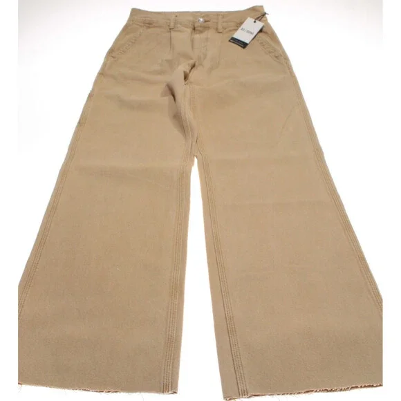 Re/Done NWD Denim Jeans Size 25 US Utility Loose in Washed Khaki Tan
